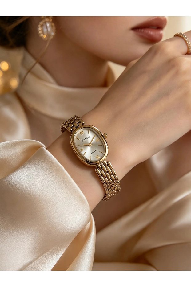 Ferrucci̇-(Gold Color) Women's Wristwatch