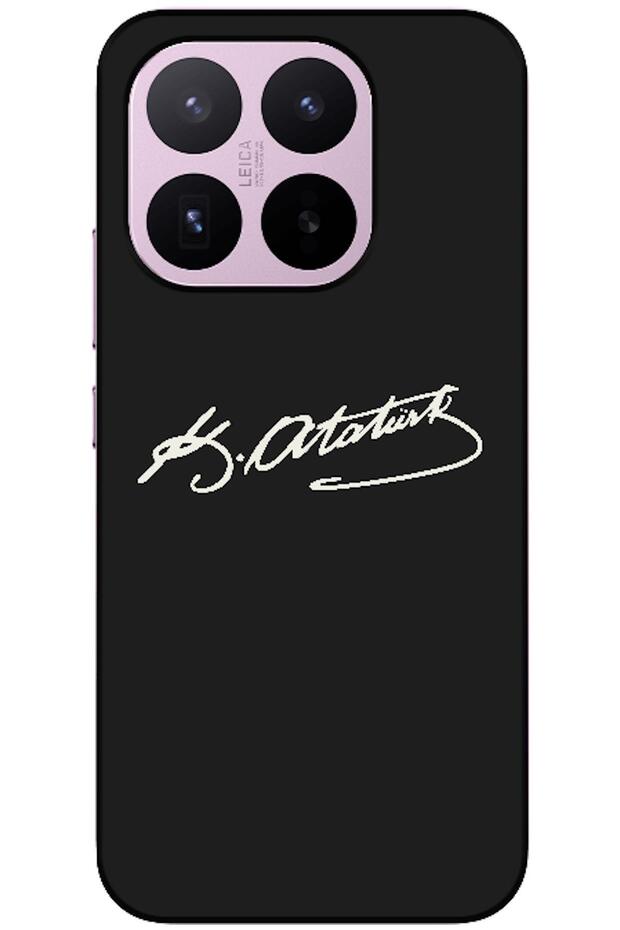 17 Compatible Cases Ataturk Signature Silicone Case (Printed)