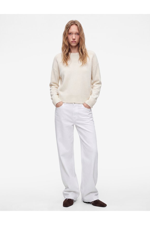 Long Sleeve Crew Neck Basic Knitwear Sweater