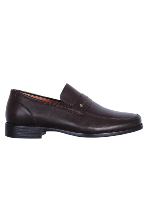M664 Brown 100% Leather Men's Classic Shoes
