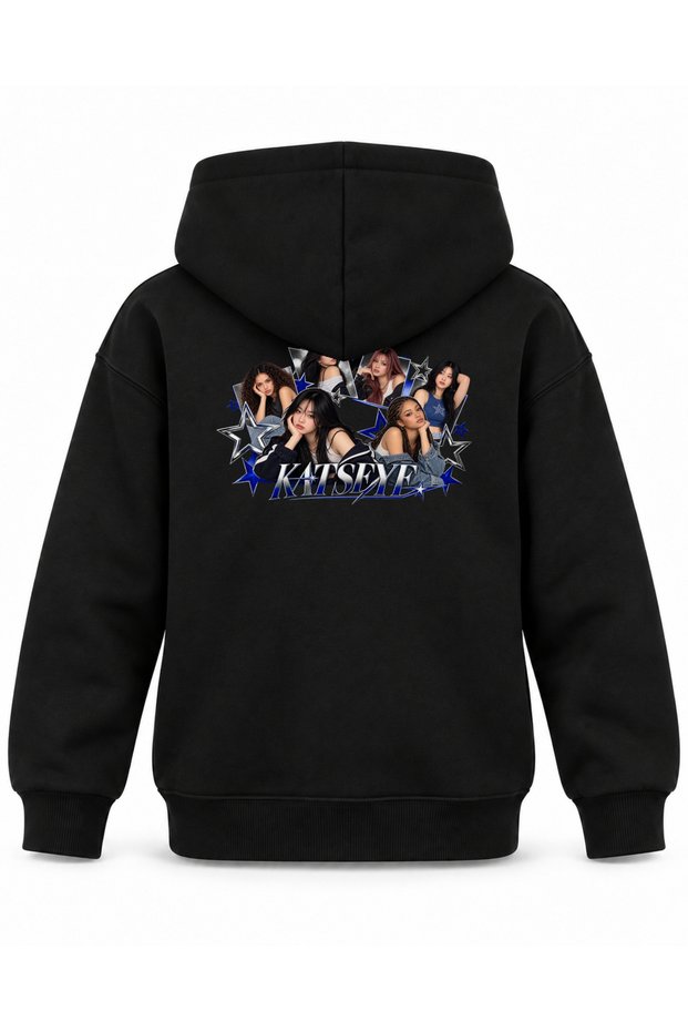 Katseye Star Ladder Archive Printed Children's Hooded Sweatshirt