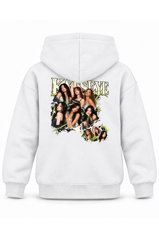 Katseye Stage Lights Editorial Printed Children's Hooded Sweatshirt
