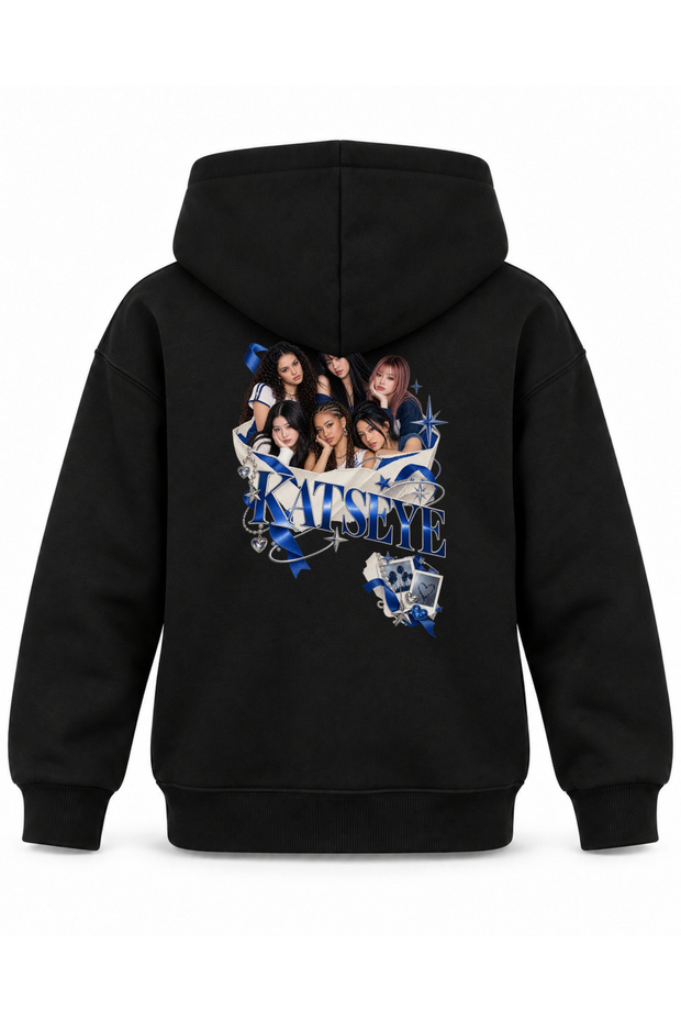 Katseye Photo Envelope Editorial Printed Children's Hooded Sweatshirt