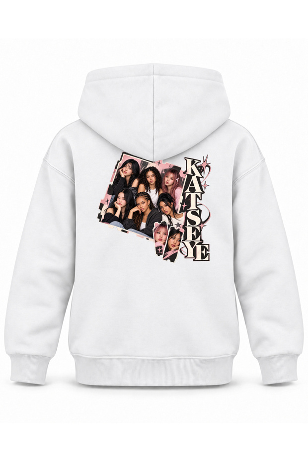 Katseye Ticket Flow Editorial Printed Children's Hooded Sweatshirt