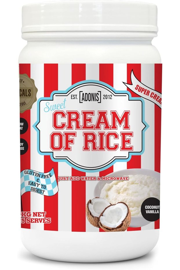 Adonis Protein Sweet Cream Of Rice (Carbohydrates) Coconut vanilla flavor: Irresistible Taste, Guilt-Free Goodness & Easy To Digest- 1kg
