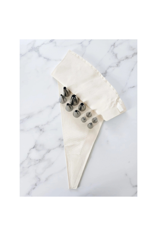 Bens 10-Piece Duy Set - Imported Cream Bag (822-820-841-844-803-801-101-193-133-31)