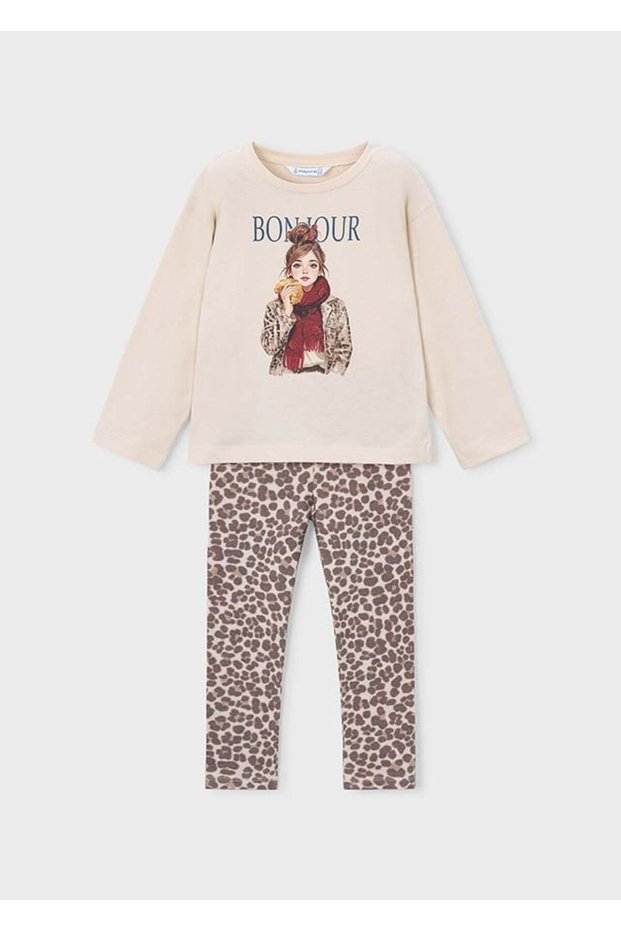 Girls' 2-Piece Set with Leggings 4734