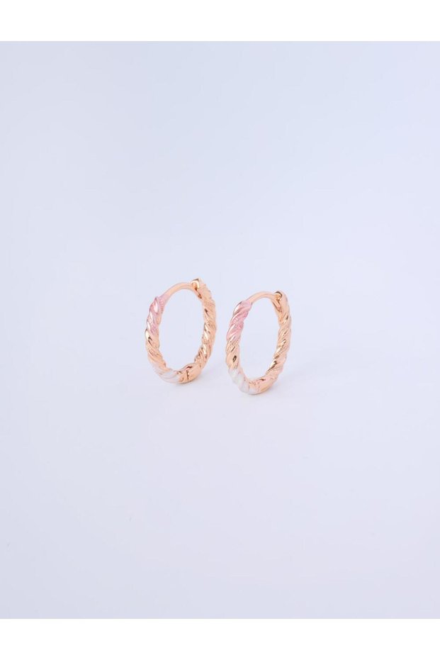 Mixed 100% Brass Twisted Figured Hoop Earrings