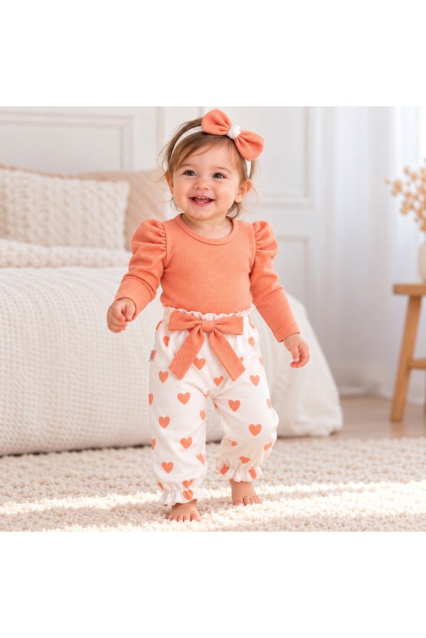 Hearted Baby Girl Set of 2