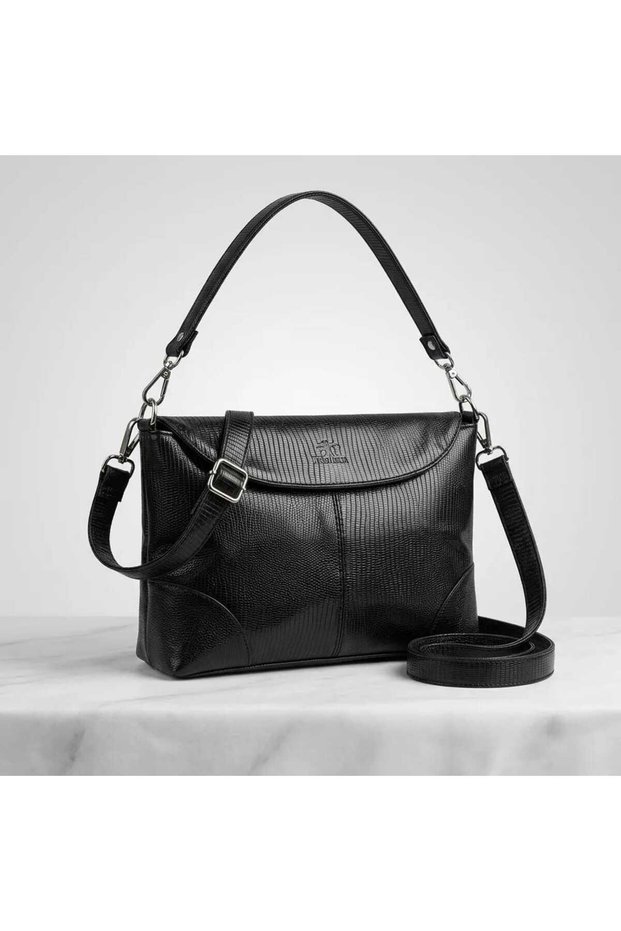 İmp234 Shoulder Bag Black Pattern