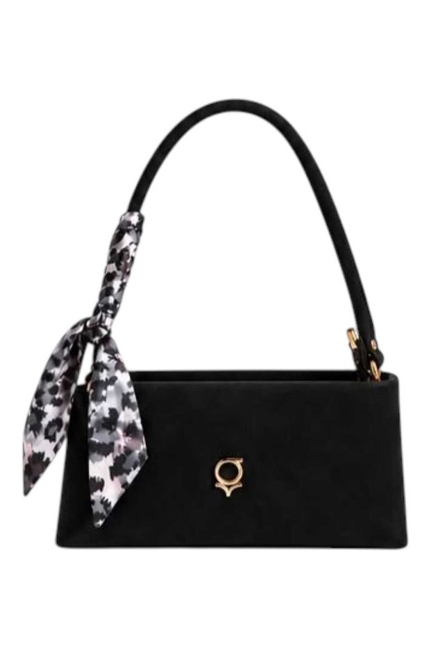 Ber2010 Suede Shoulder Bag Black