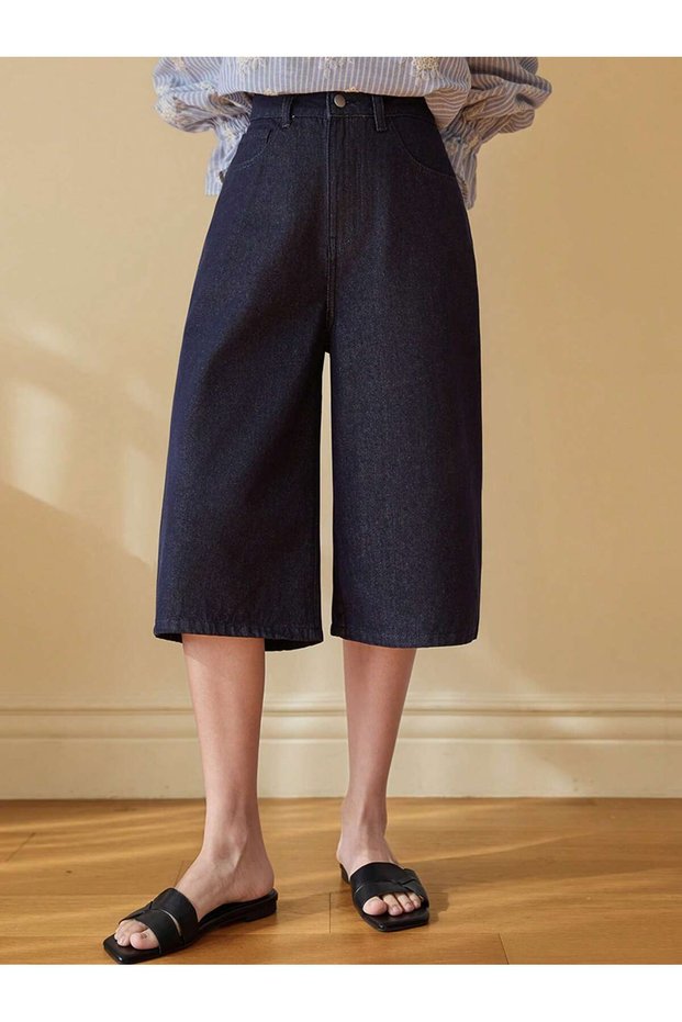 3/4 jeans, blue