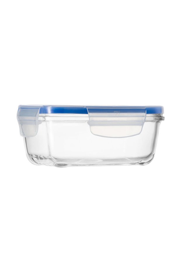Rectangular food container, glass, 1500ml, "Superblock" -