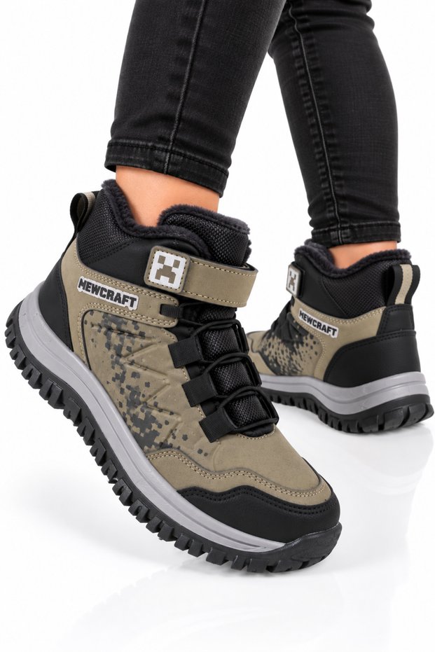 Children's Warm Non-Slip Sole Trekking & Outdoor Boots Vi̇zon