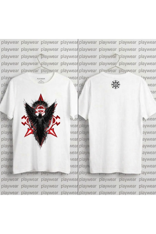 Playwearkanatlar Printed 100% Cotton Crew Neck T-Shirt