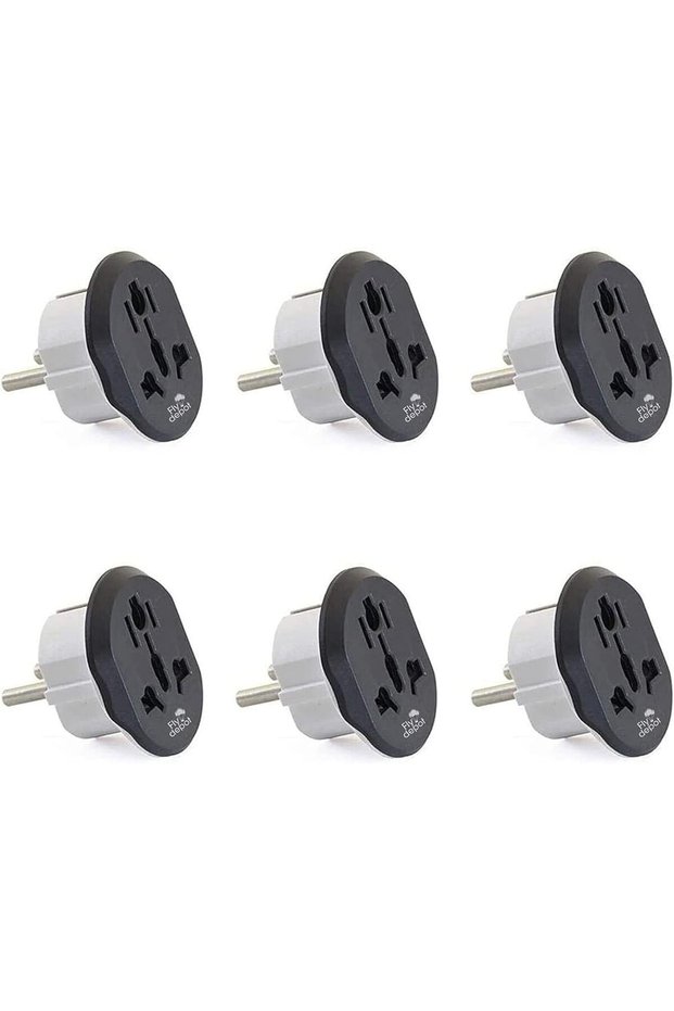 Electrical Socket - فيش ثلاثي E/F type power adapter plug (4)