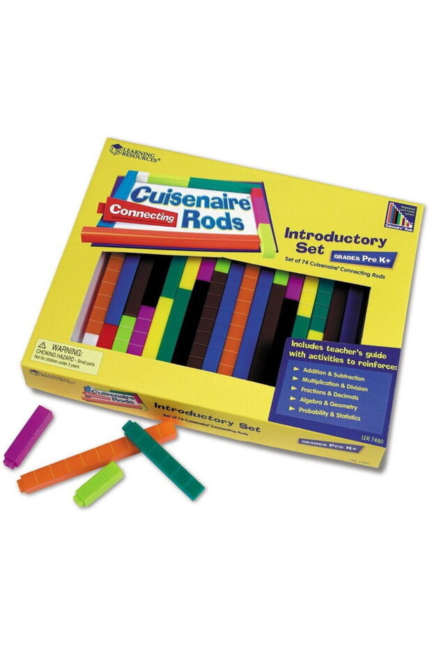 Cuisenaire® Interconnectable Math Rulers