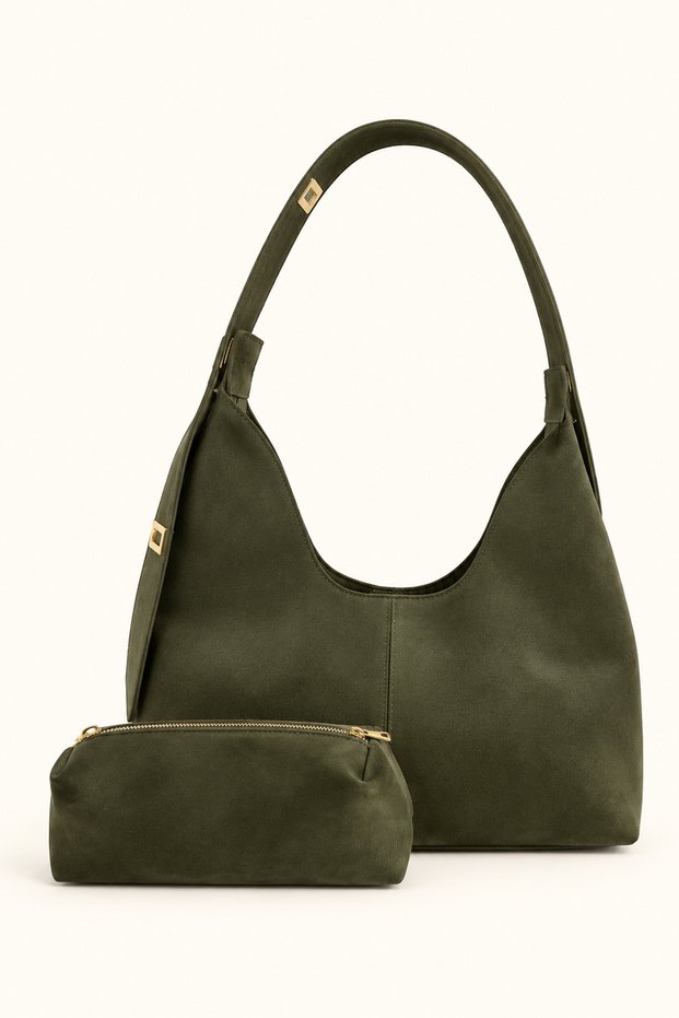 Arven Suede Bag 98-180 Std Khaki