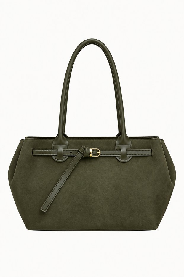 Helen Suede Bag 98-605 Std Khaki