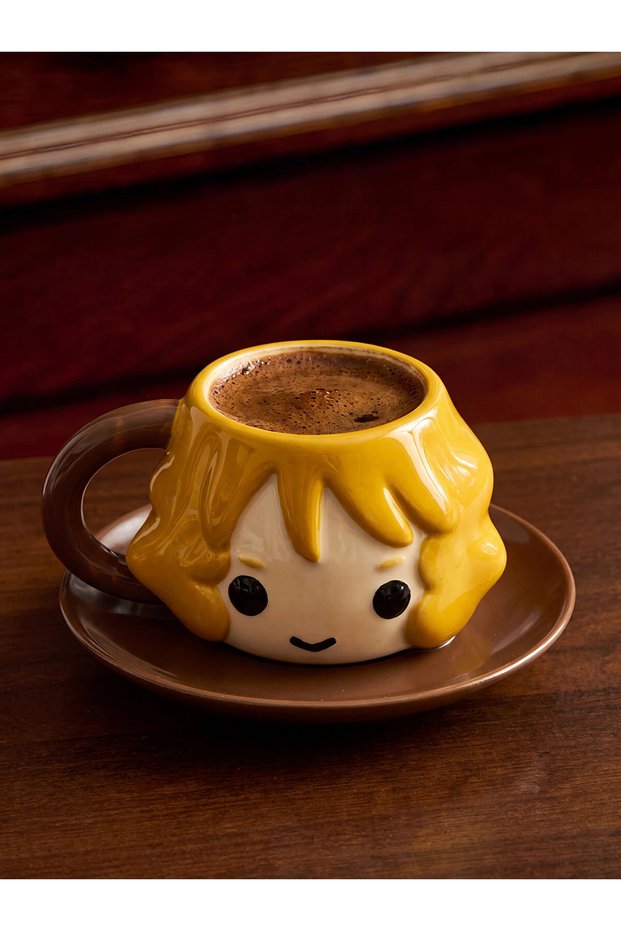 Lcw Home Mixed Harry Potter Ceramic Cup Set with Hermione Figure 110 ml