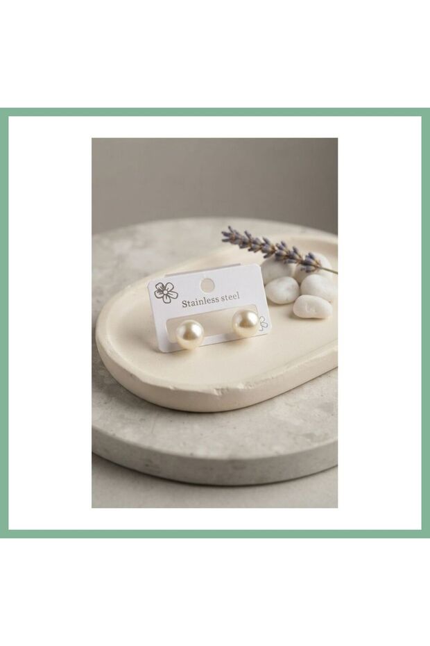 Pearl Earrings 12 mm Bsk2026