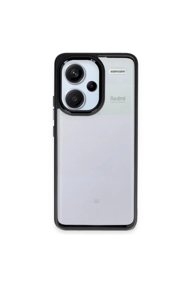 حافظة هاتف Xiaomi Redmi Note 13 Pro Plus مصنوعة من السيليكون - أسود