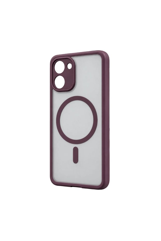 Xiaomi Poco X8 Pro Loji Magsafe Cover - Claret Red