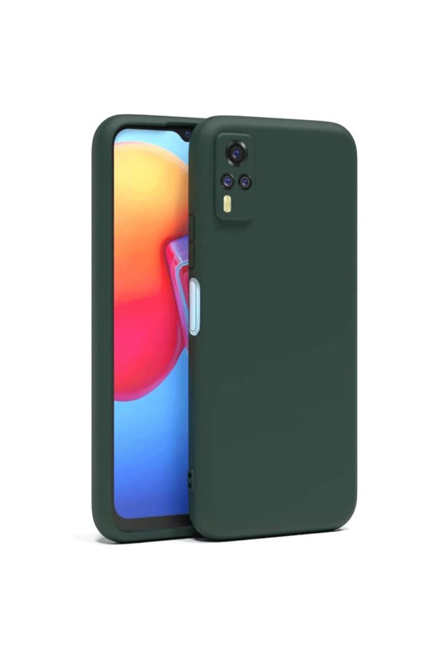 Vivo Y53S Case Nano Velvet Silicone - Dark Green