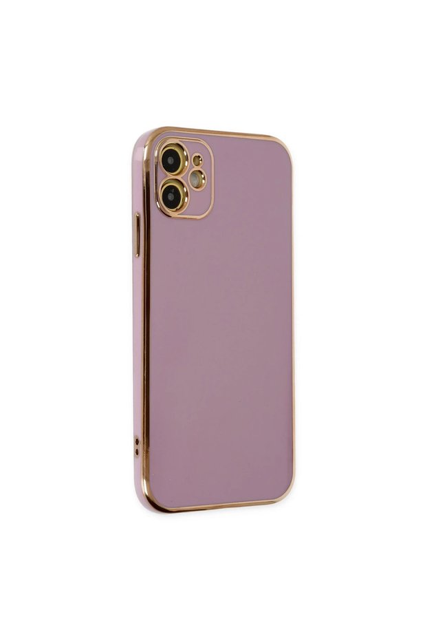 Apple iphone 12 case volet silicone - purple