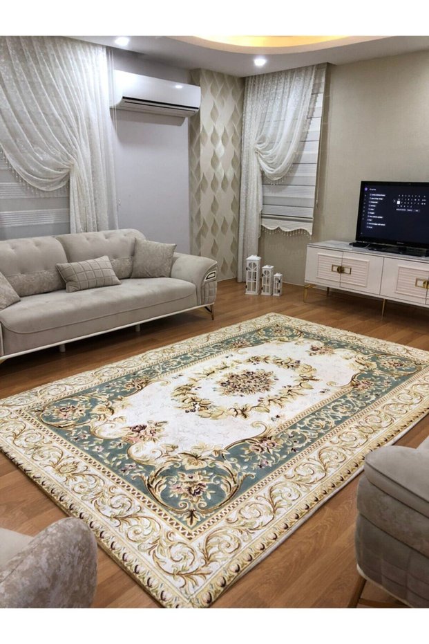 Velvet Fabric Elastic Rug Cover