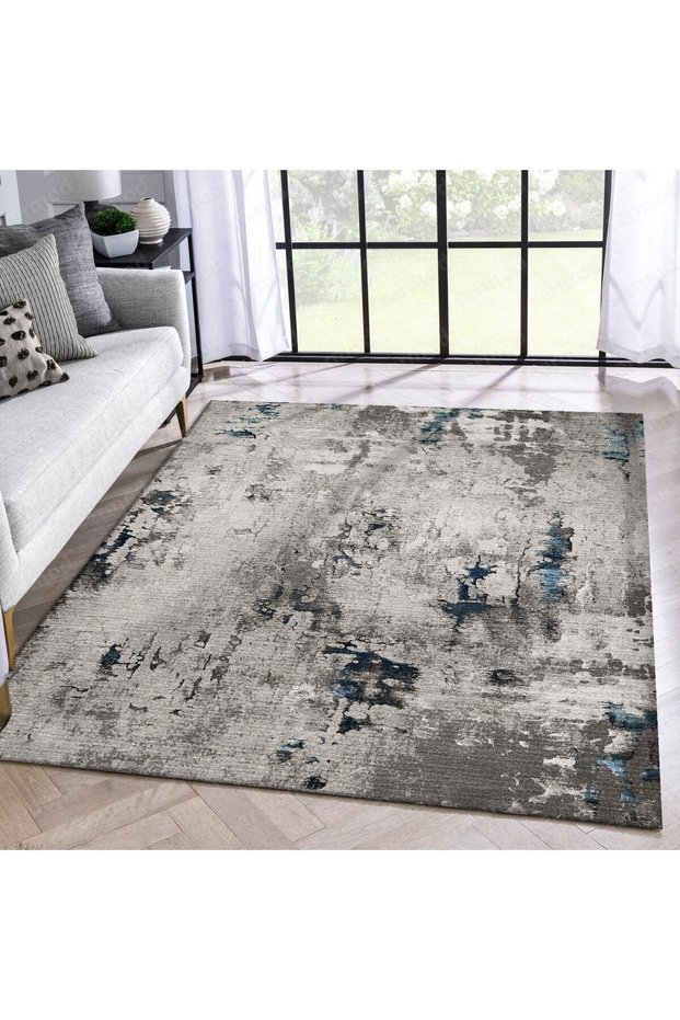 99- Modern Brown Non-Slip Elastic Carpet Cover with Sponge