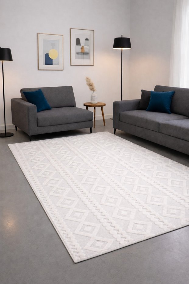 Valoroso Tekstil Elastic Wellsoft Rug Cover | Decorative, Washable – Not a Rug