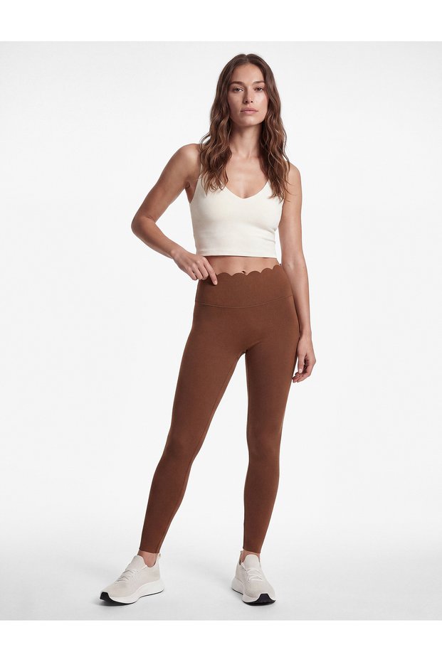 High Slim Fit Laser Cut Sports Leggings
