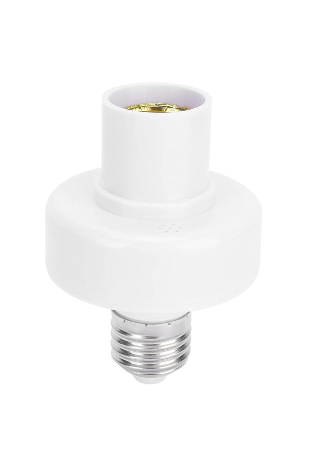 قاعدة مصباح LED E27 مع جهاز تحكم عن بعد لتحسين المنزل، 220 فولت، مصنوعة من مادة البولي كربونات لغرف النوم