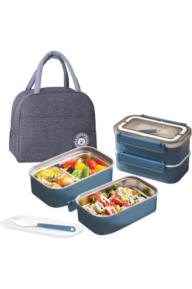 Home Care Stainless Steel Lunch Box - Insulated Bento Box Multifunctional Containers Food Containers