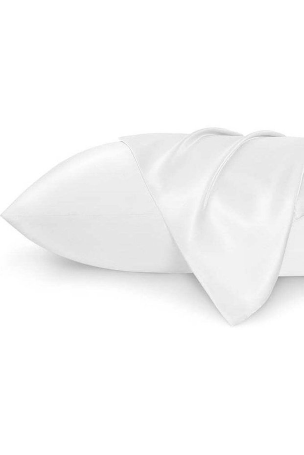 GigiLily 2-Pack Luxurious Mulberry Silk Pillowcases,20 Momme Satin Weave, Hypoallergenic Solid Color