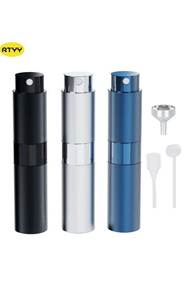 RTYY 3PCS Portable Mini Perfume Atomizer , 8ML Perfume Atomisers Refillable Travel Perfume Atomiser