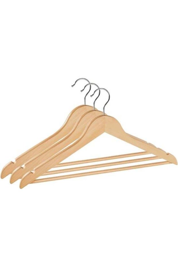 MOMENT 3 Pack Hanger Suit Hanger Non-Slip Cloth Hangers Clothes Hanger Smooth Finish Coat Hanger Pre