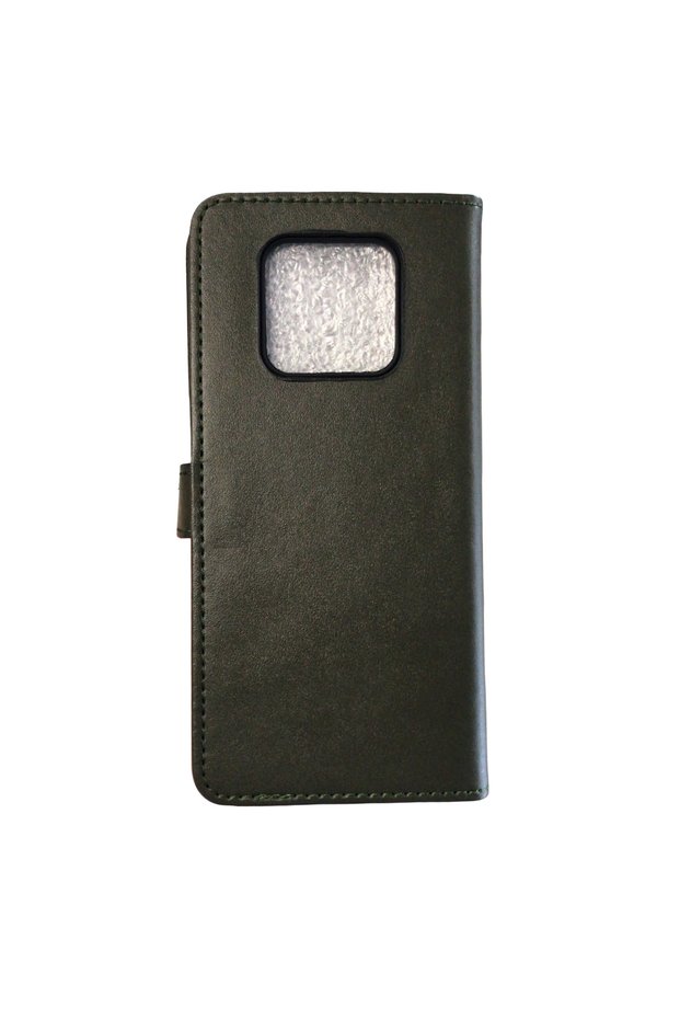Tecno Camon 16 Prime Trend S Plus Flip Phone Case - Khaki Green