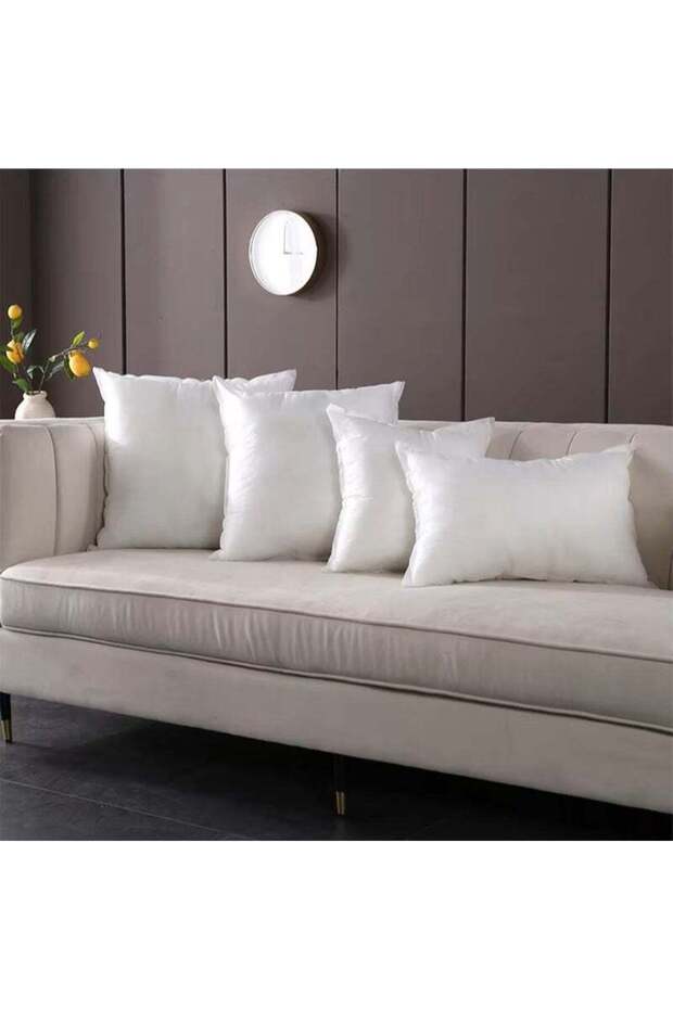 MAXQON 1-Piece Cushion Filler 45x45 cm – Hollow Fiber Filling Cushion Insert with Non-Woven Outer Fa