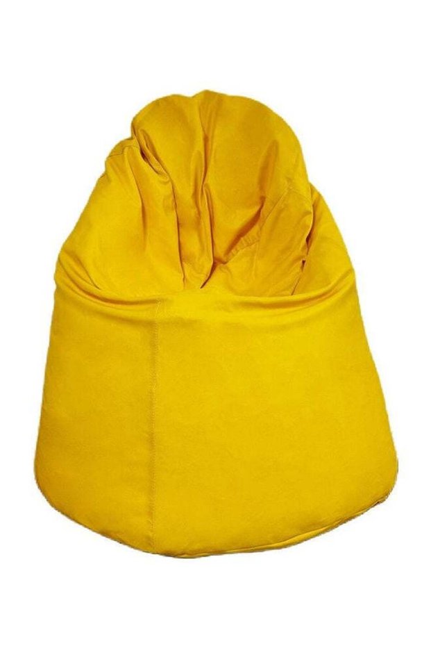 Luxe Decora PVC Bean Bag Yellow 90cm