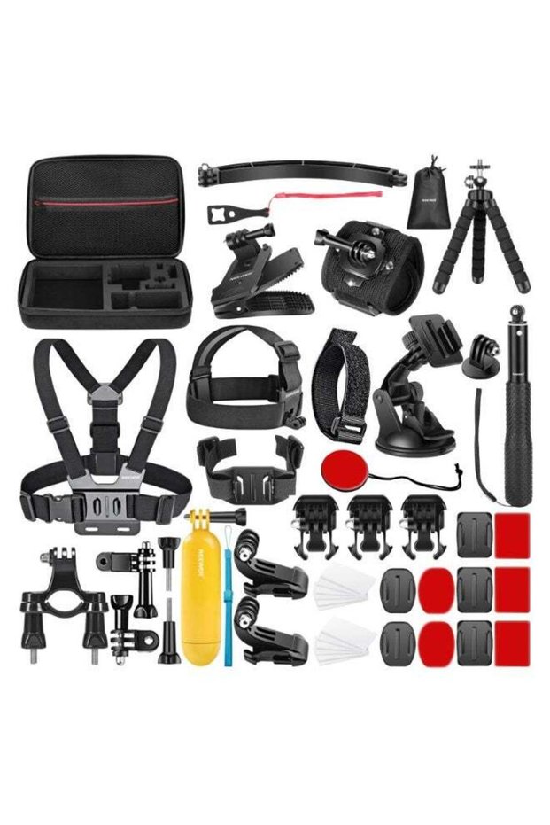 50 in 1 Action Camera Accessory Kit Compatible with GoPro Hero 12 11 10 9 DJI OSMO 4 3 2 Inst
