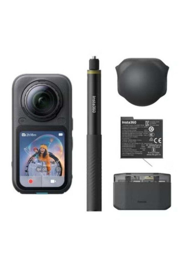 X6 360 Camera Essentials Bundle | 8K Camera + 2x Extreme Batteries + 114cm Invisible Sefie