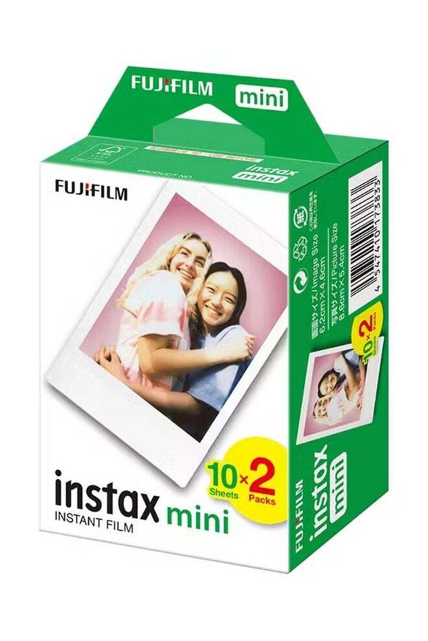 FUJIFILM 20-Sheet Instax Film Photo Paper White
