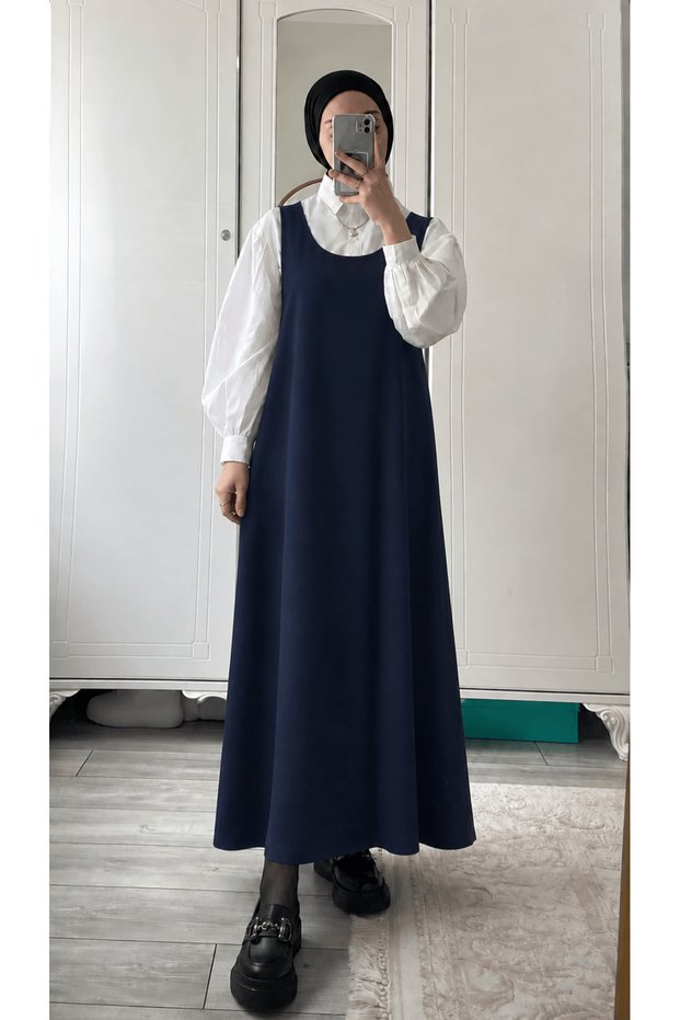 Jile Oysho Dress - 4574 - Navy Blue (Os)