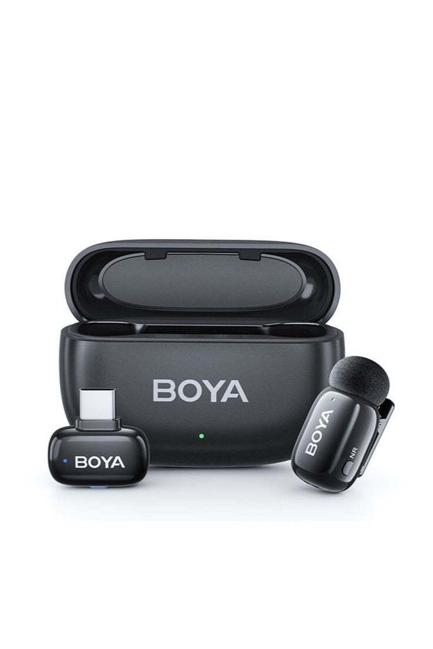 BOYA mini 2-05 Wireless Lavalier Microphone with USB-C Port for iPhone 15/16/17 Series, Android/Lapt