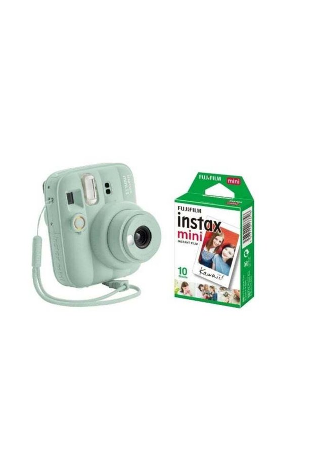 Instax Mini 13 Camera Portable Photo Camera Green with 10 Pack Film