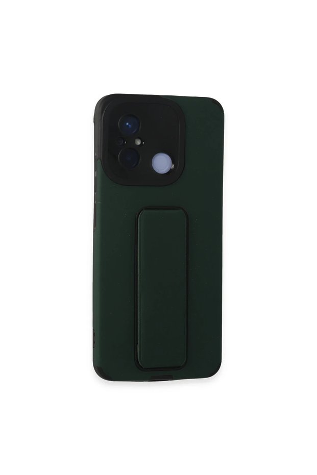 Xiaomi Redmi 12C Case Mega Silicone with Stand - Green