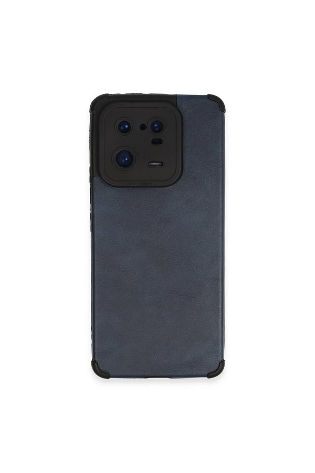 Xiaomi mi 13 pro case loop leather silicone - navy blue