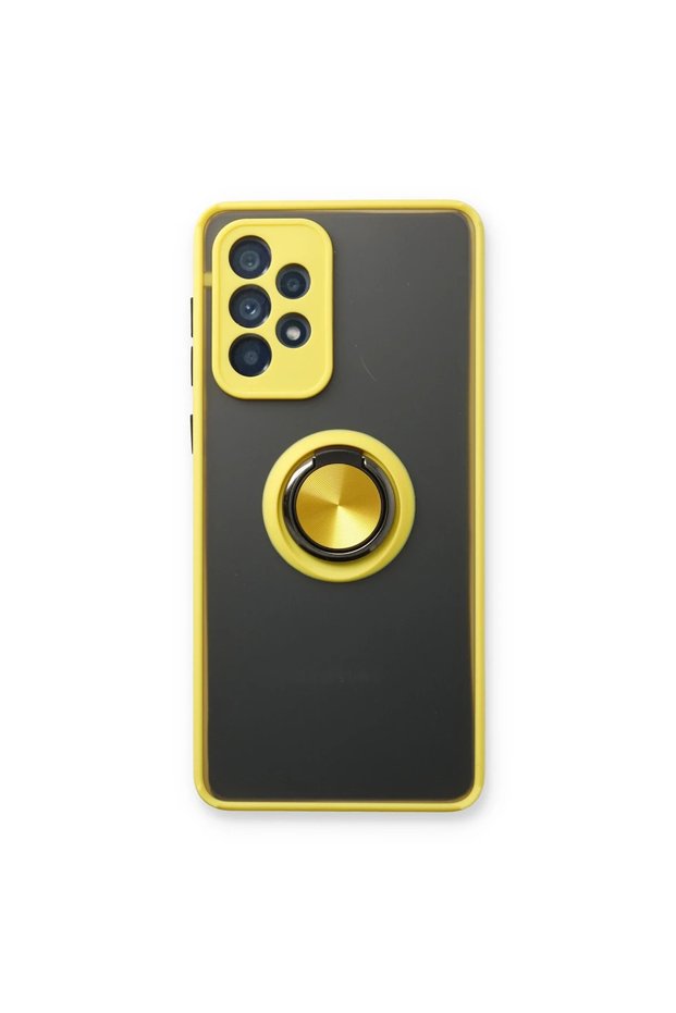 Samsung Galaxy A13 4g Case Montreal Ring Silicone Cover - Yellow